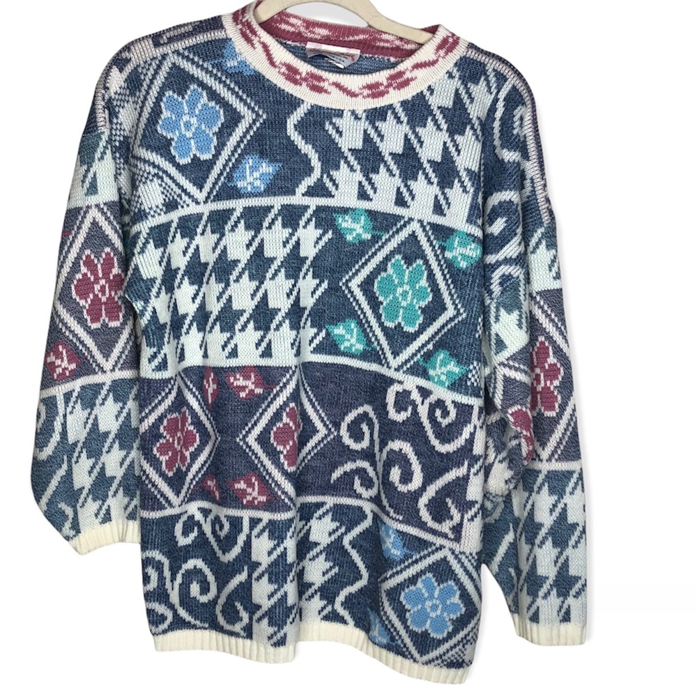 Glamour Knit Vintage Sweater Size M-L (3)